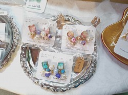 アルコールインクアートのアクセサリー/アートのカケラ